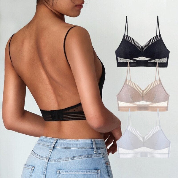 GWAABD Cheap Bras for Women Comfort Lace Convertible Wireless Bralette Lace  Bralettes for Women with Straps and Removable Pads 