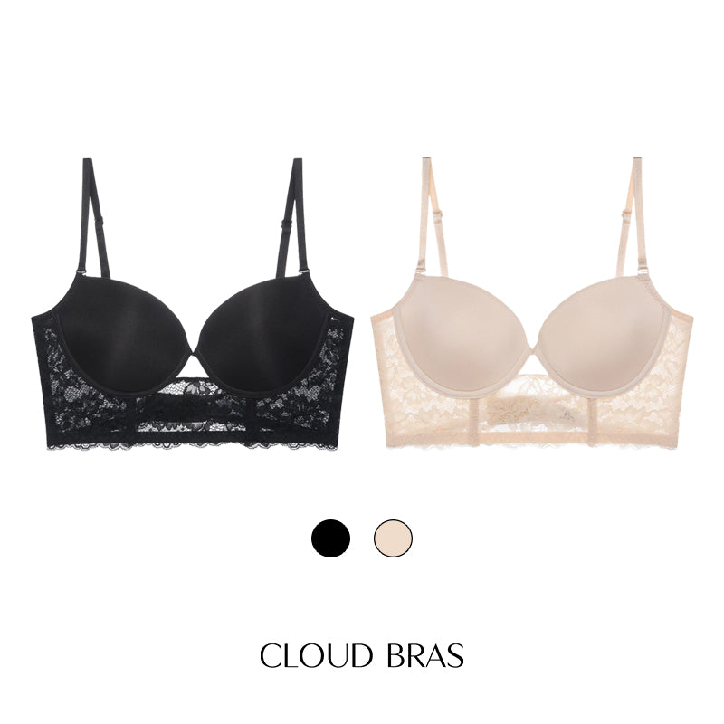 Cloud Bras®Women's Push Up Convertible Lace Backless Bra(BUY 1 GET 1 F