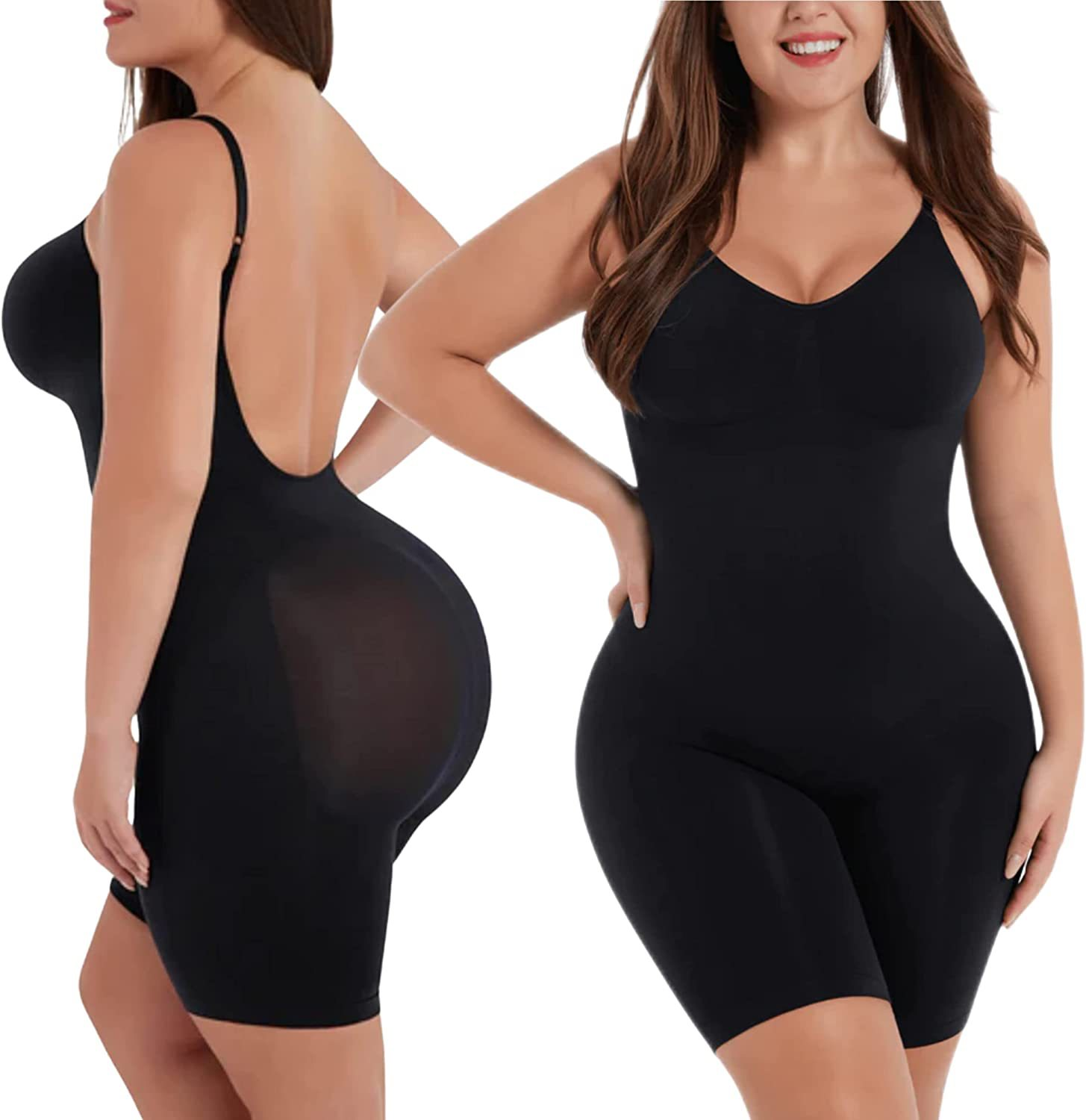 Kddylitq Cloud Bras Smoothing Seamless Full Bodysuit High Impact