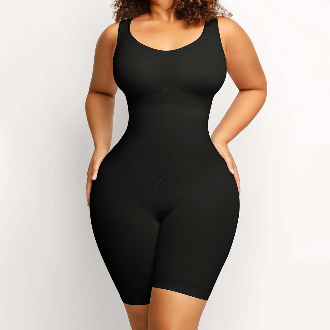 Buy Zivame Thermo Slim Body Sculpting Open Bust Cotton Lined Mid thigh  Style Bodysuit - Skin at Rs.3495 online