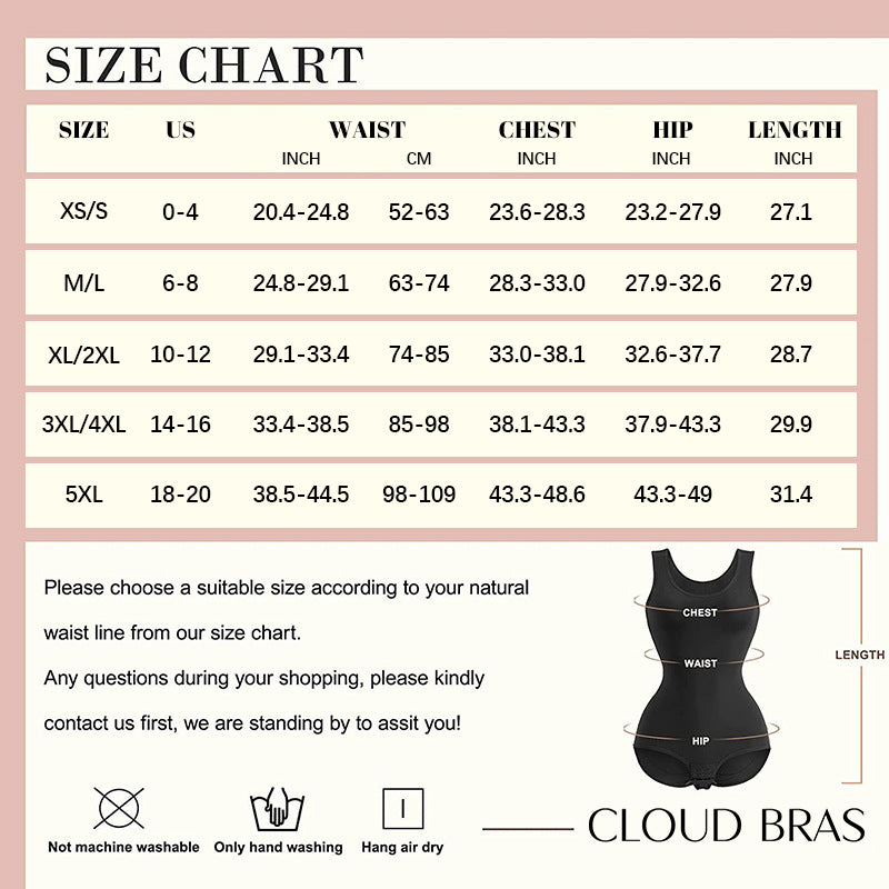 Cloud Bras®SMOOTHING SEAMLESS BUTT LIFT PLUS SIZE BODYSUIT(BUY 1 GET 1 FREE)