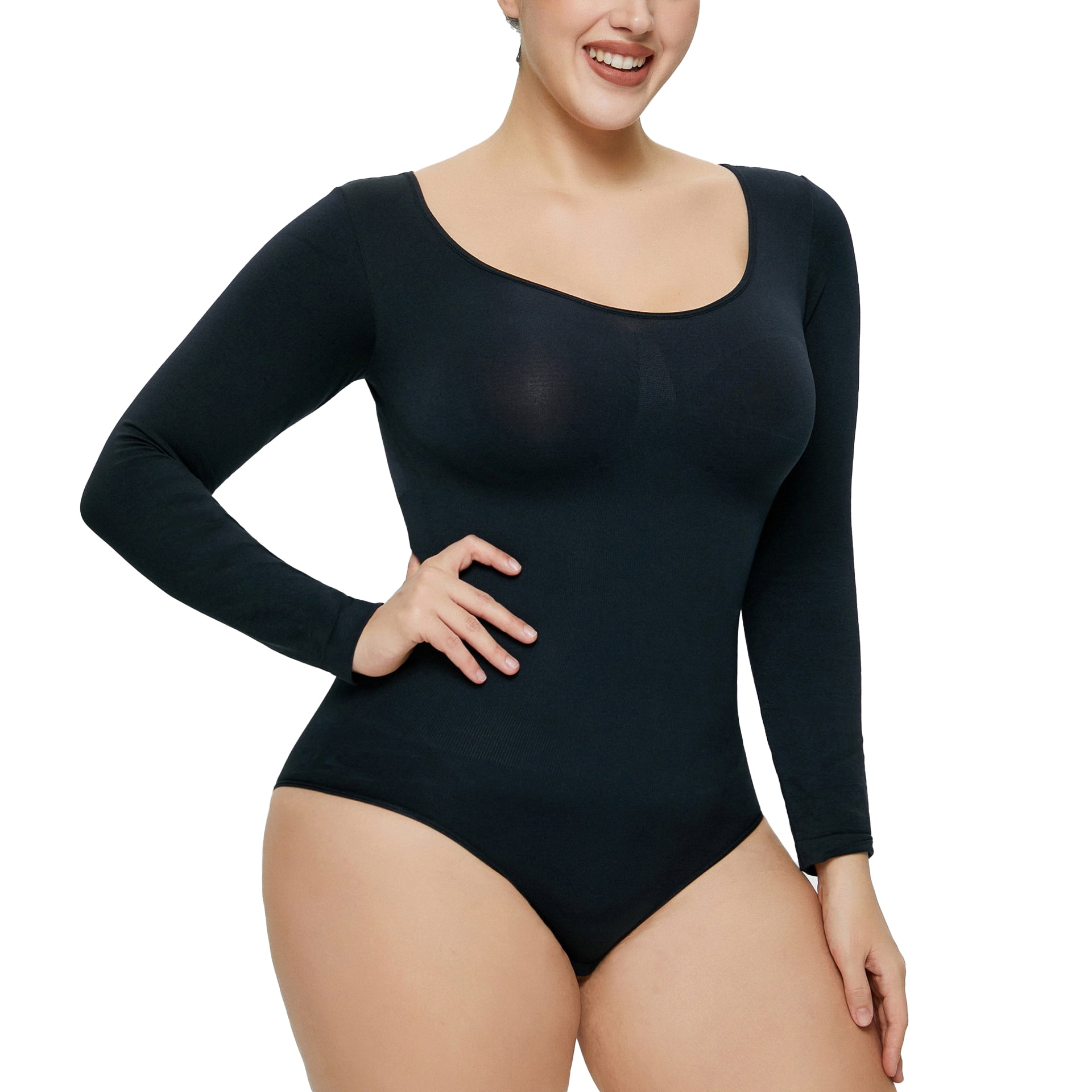 Cloud Bras® Women's long-sleeved body shape seamless one-piece