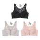 Cloud Bras®Front Fastening '5D' Stereoscopic Rose Embroidery Bra-Black