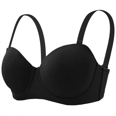 Cloud Bras®Undercover Curves Multi-way Strapless Bra(BUY 1 GET 1 FREE)2PCS Black